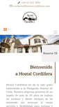 Mobile Screenshot of hostalcordillera.com
