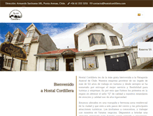 Tablet Screenshot of hostalcordillera.com